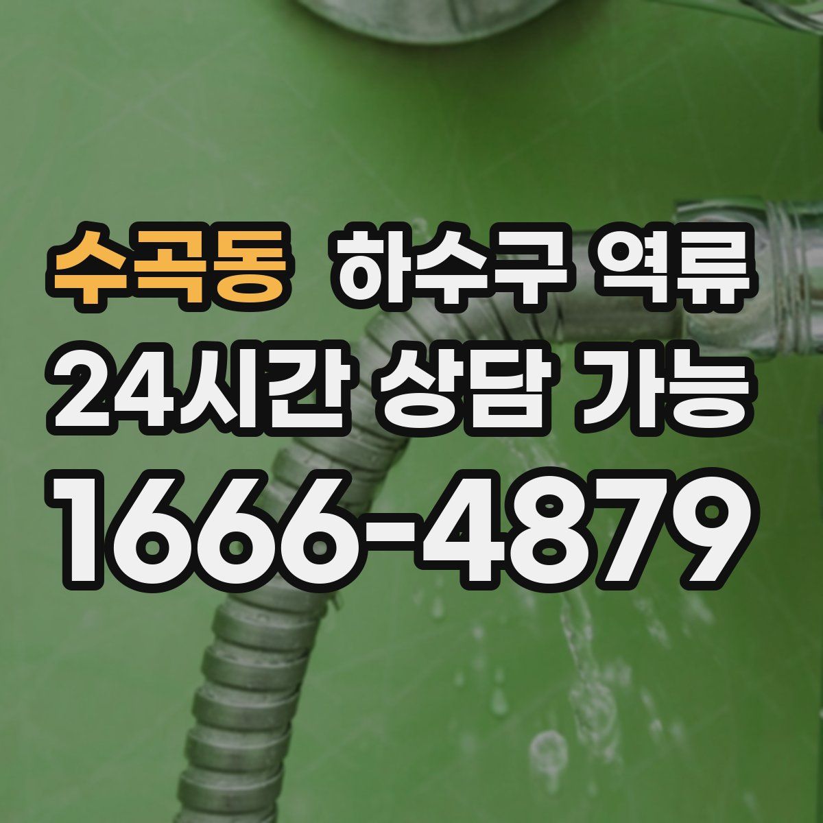 수곡동 하수구 역류