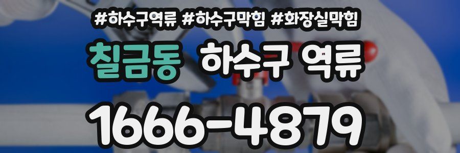 칠금동 하수구 역류