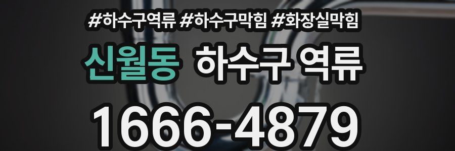 신월동 하수구 역류