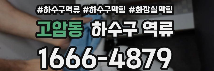 고암동 하수구 역류