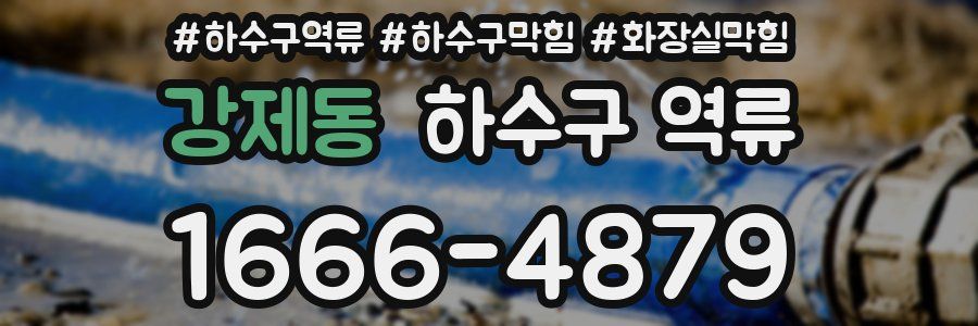 강제동 하수구 역류