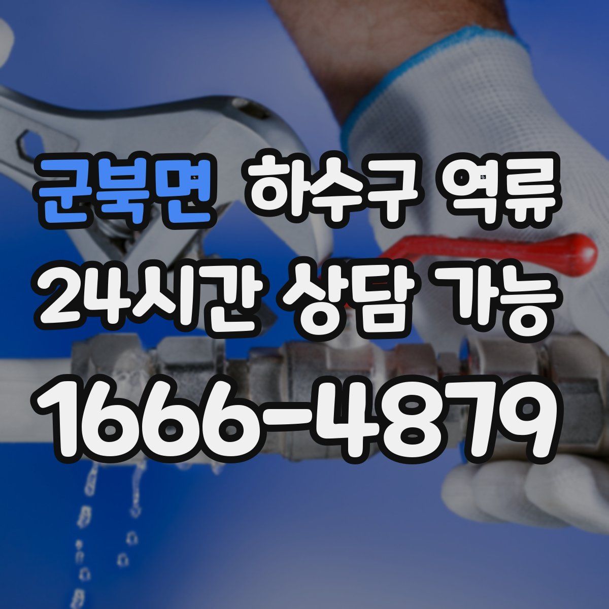 군북면 하수구 역류