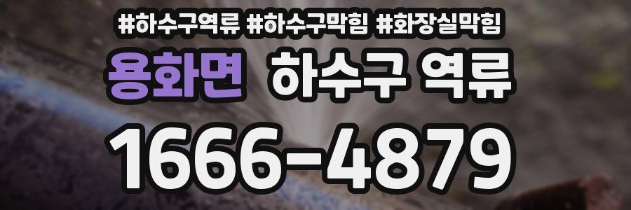 용화면 하수구 역류