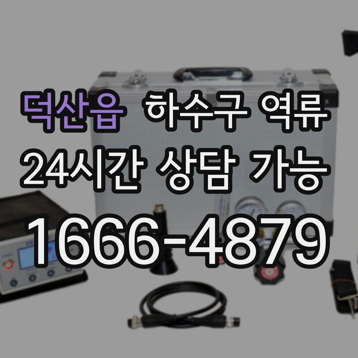 덕산읍 하수구 역류
