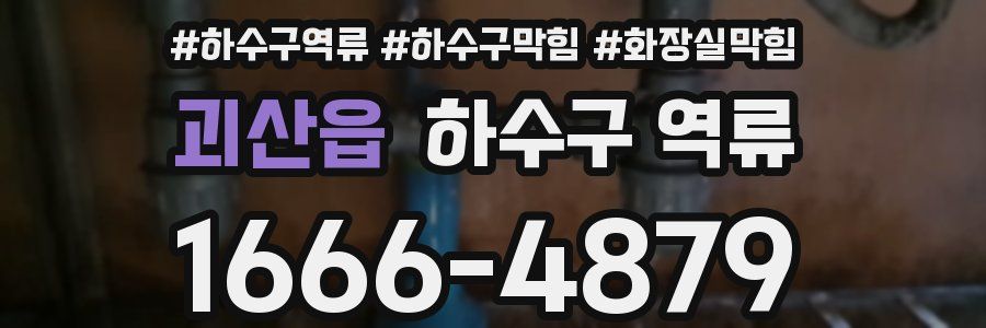 괴산읍 하수구 역류