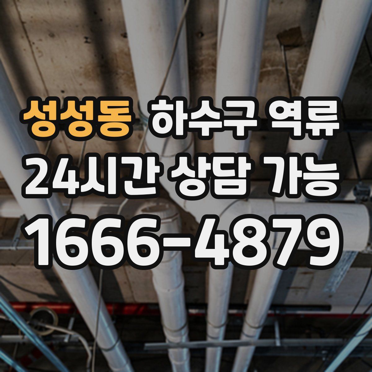 성성동 하수구 역류