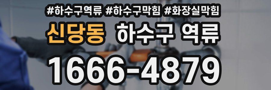 신당동 하수구 역류