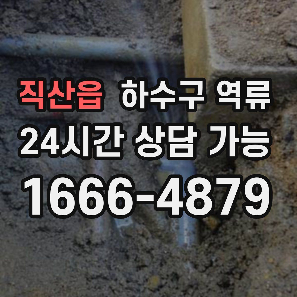 직산읍 하수구 역류