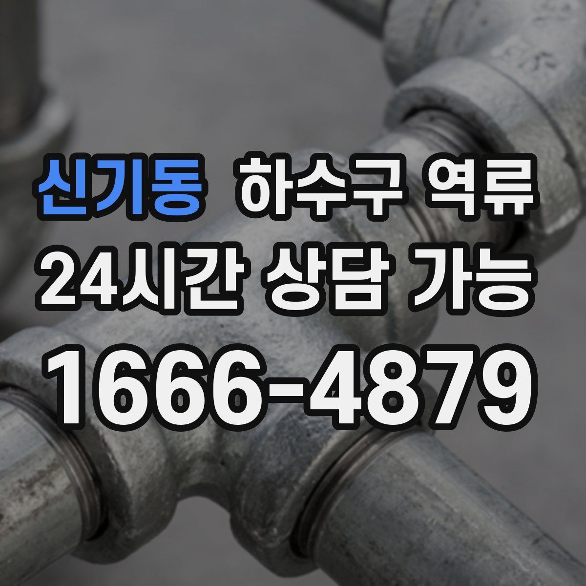 신기동 하수구 역류