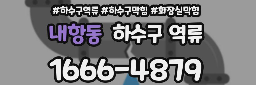 내항동 하수구 역류