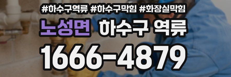 노성면 하수구 역류