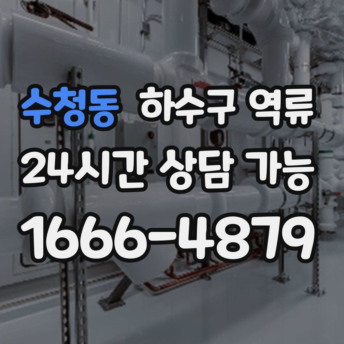 수청동 하수구 역류