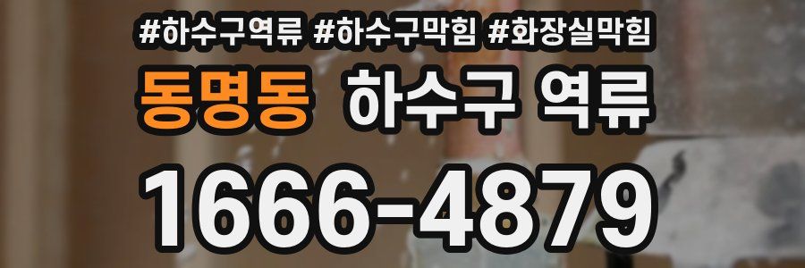 동명동 하수구 역류