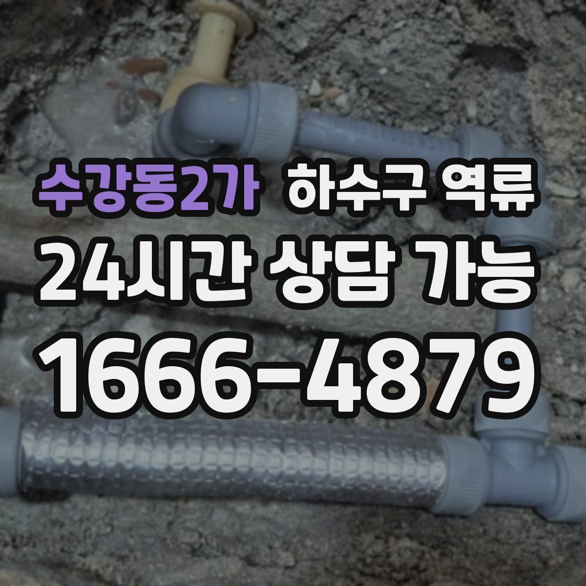 수강동2가 하수구 역류