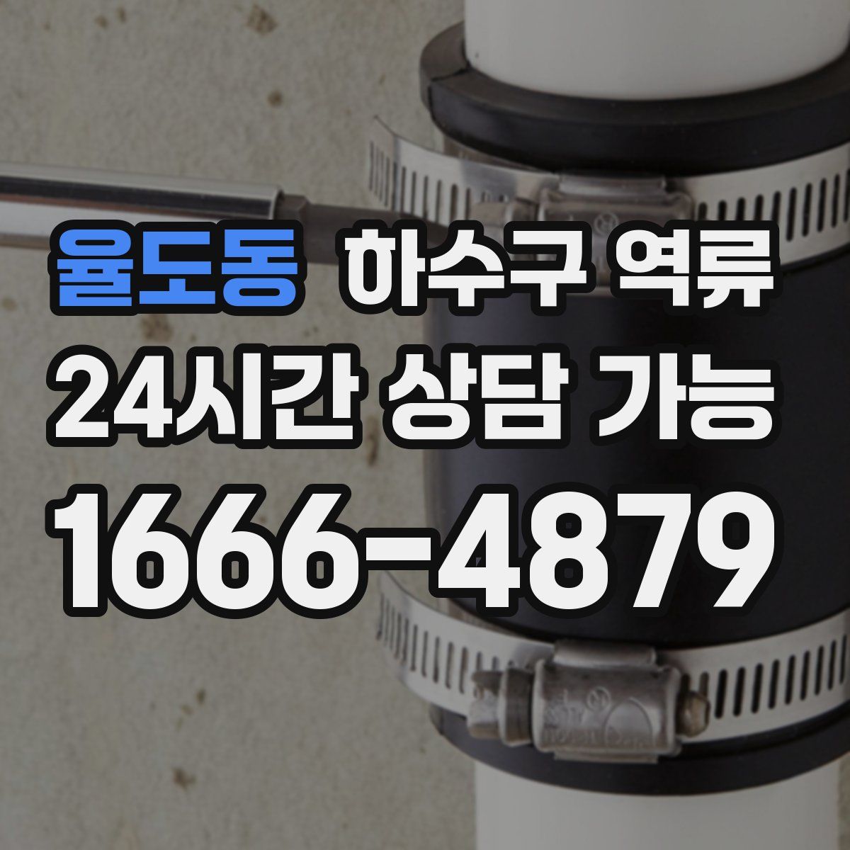 율도동 하수구 역류