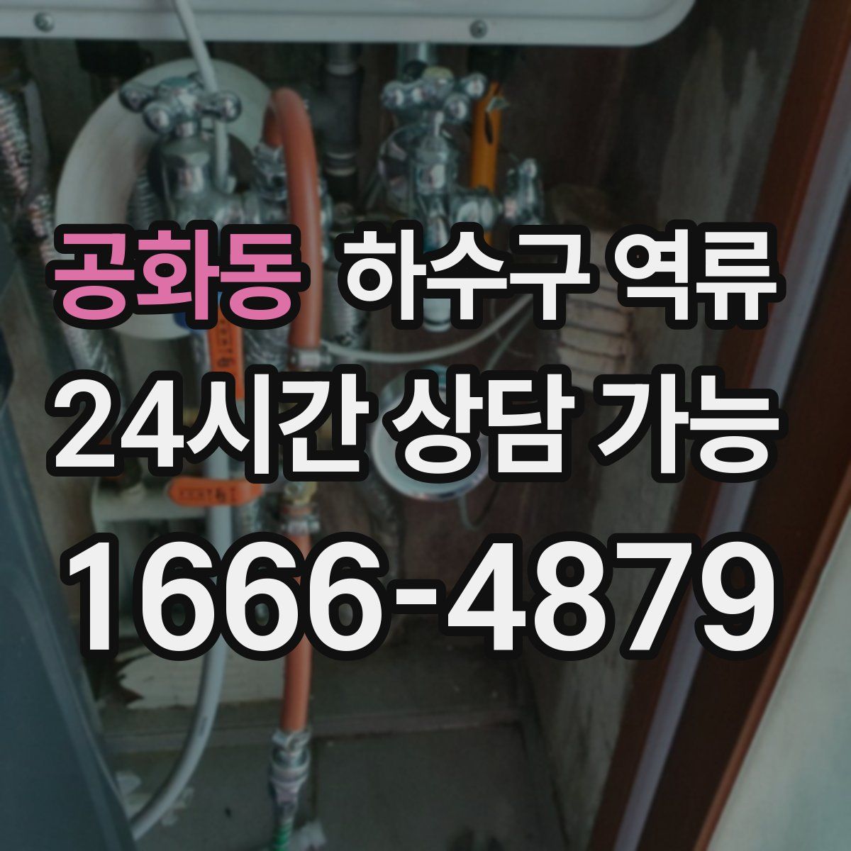 공화동 하수구 역류