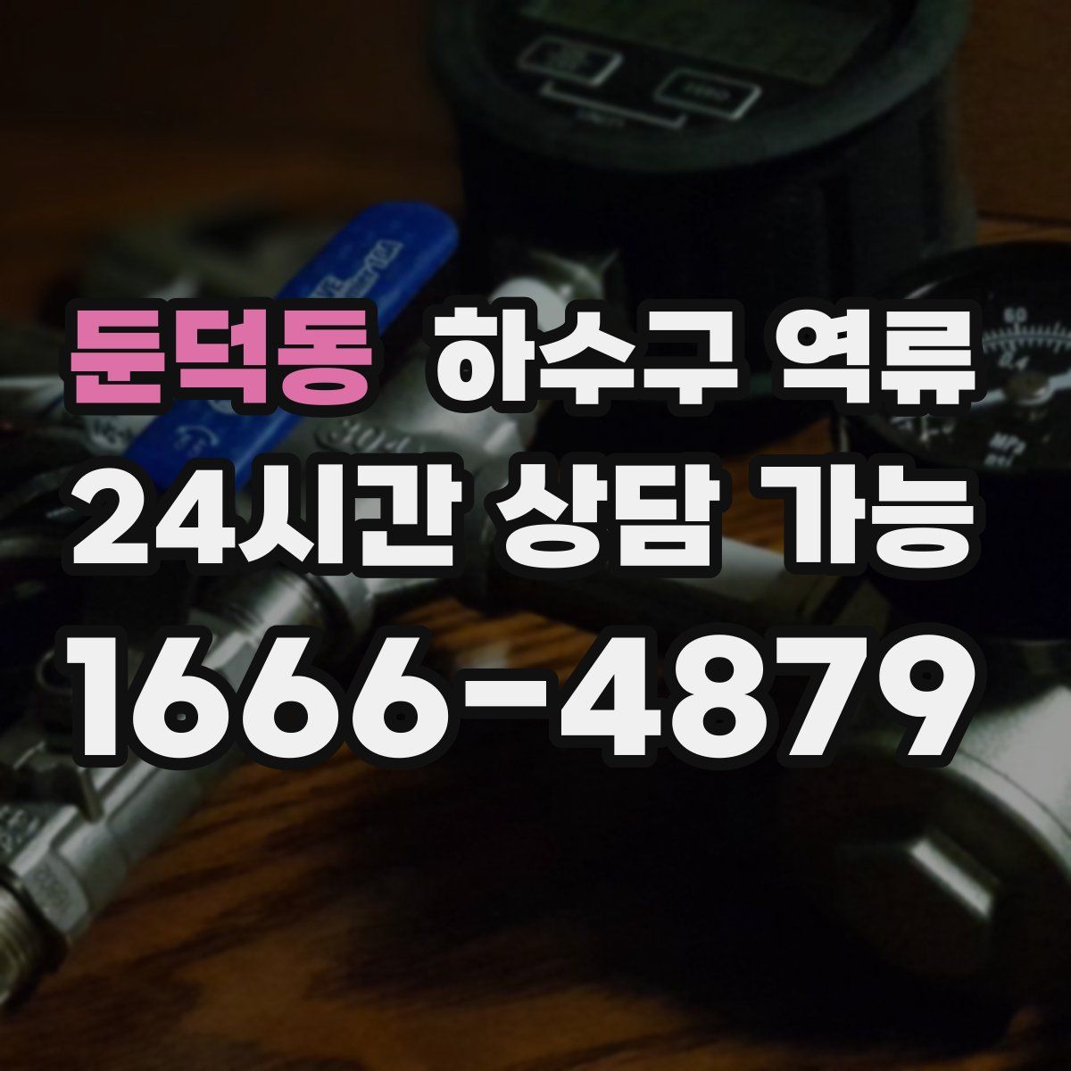 둔덕동 하수구 역류