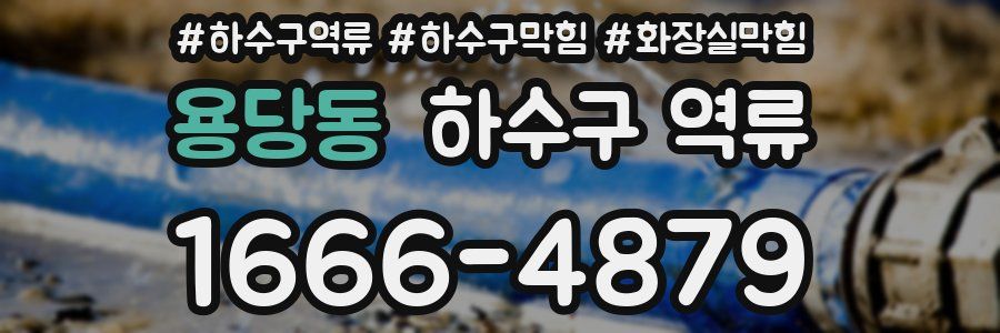 용당동 하수구 역류