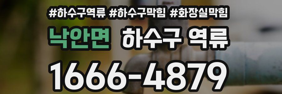 낙안면 하수구 역류