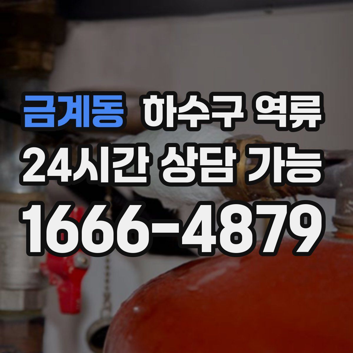 금계동 하수구 역류