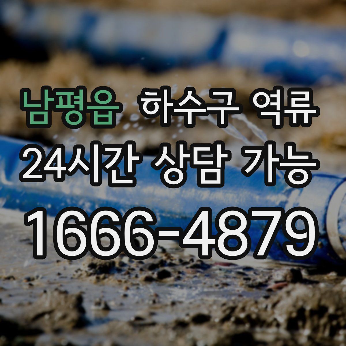 남평읍 하수구 역류