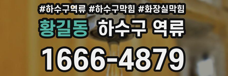 황길동 하수구 역류