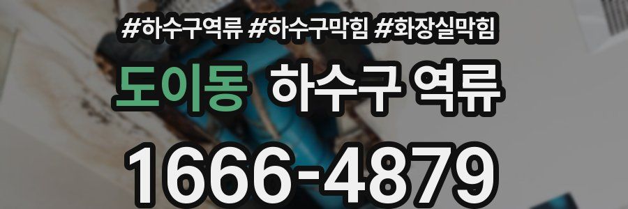 도이동 하수구 역류