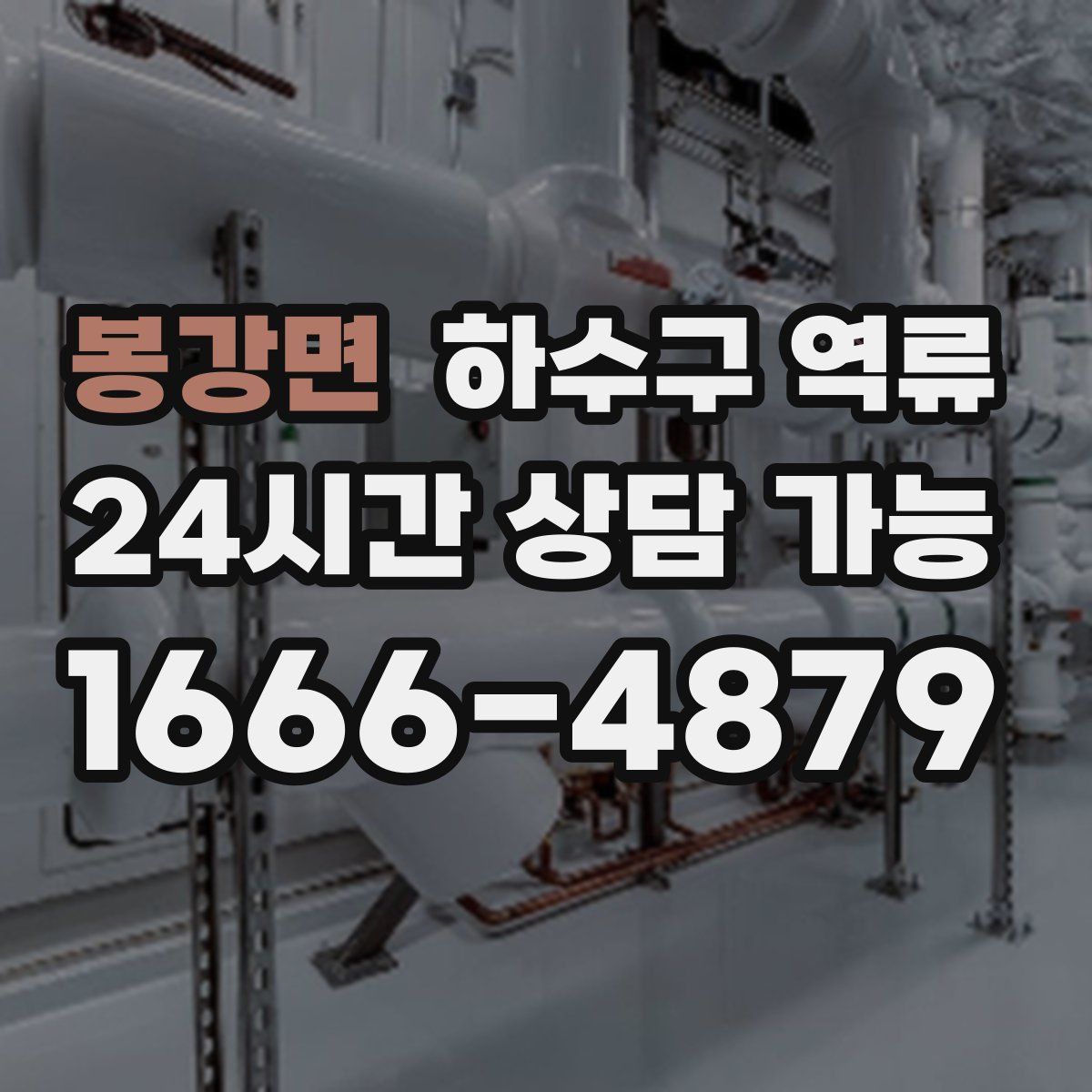 봉강면 하수구 역류