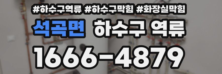 석곡면 하수구 역류