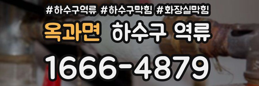 옥과면 하수구 역류