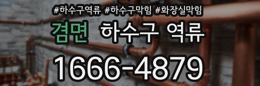 겸면 하수구 역류