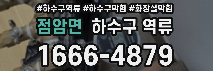 점암면 하수구 역류