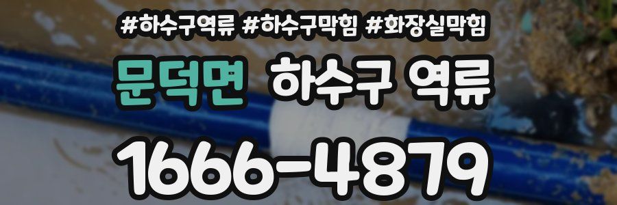 문덕면 하수구 역류