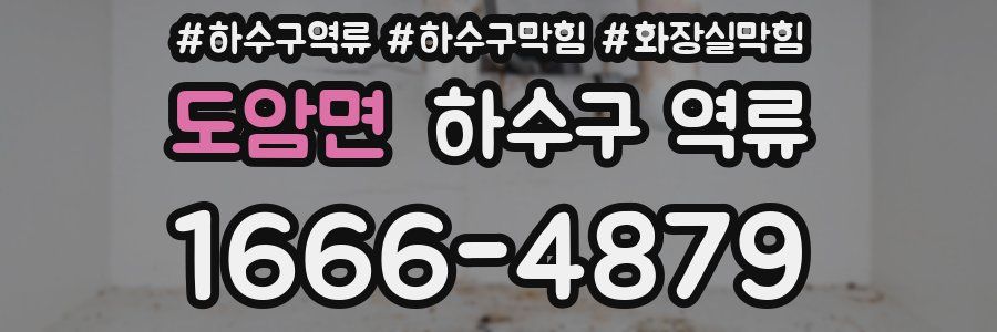 도암면 하수구 역류