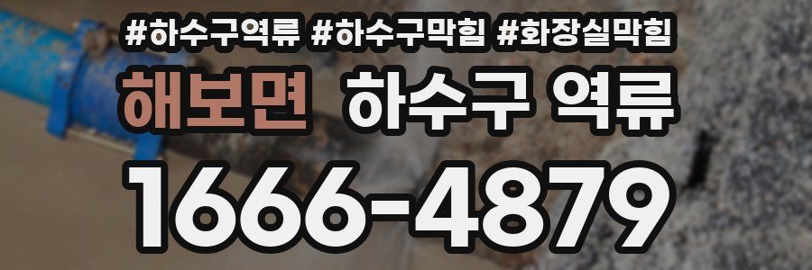 해보면 하수구 역류