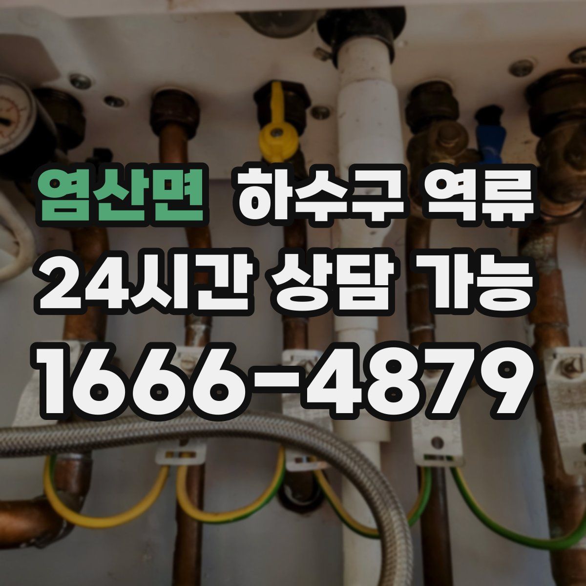 염산면 하수구 역류