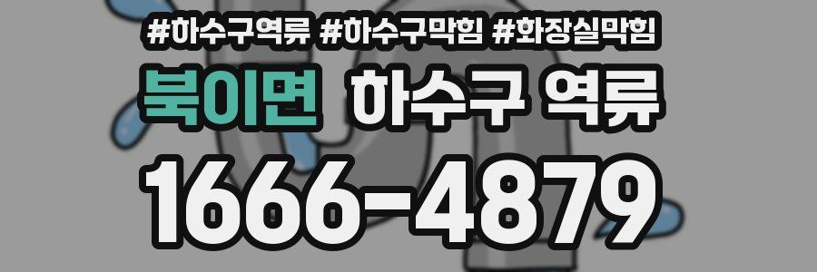 북이면 하수구 역류