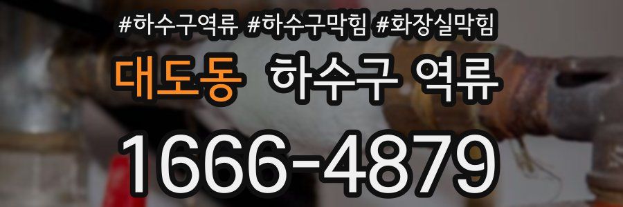 대도동 하수구 역류