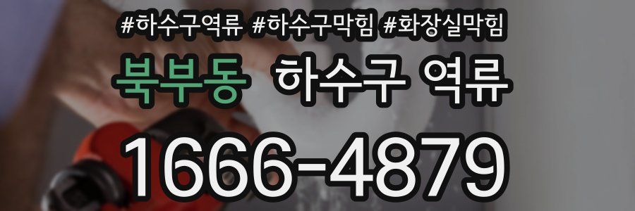 북부동 하수구 역류