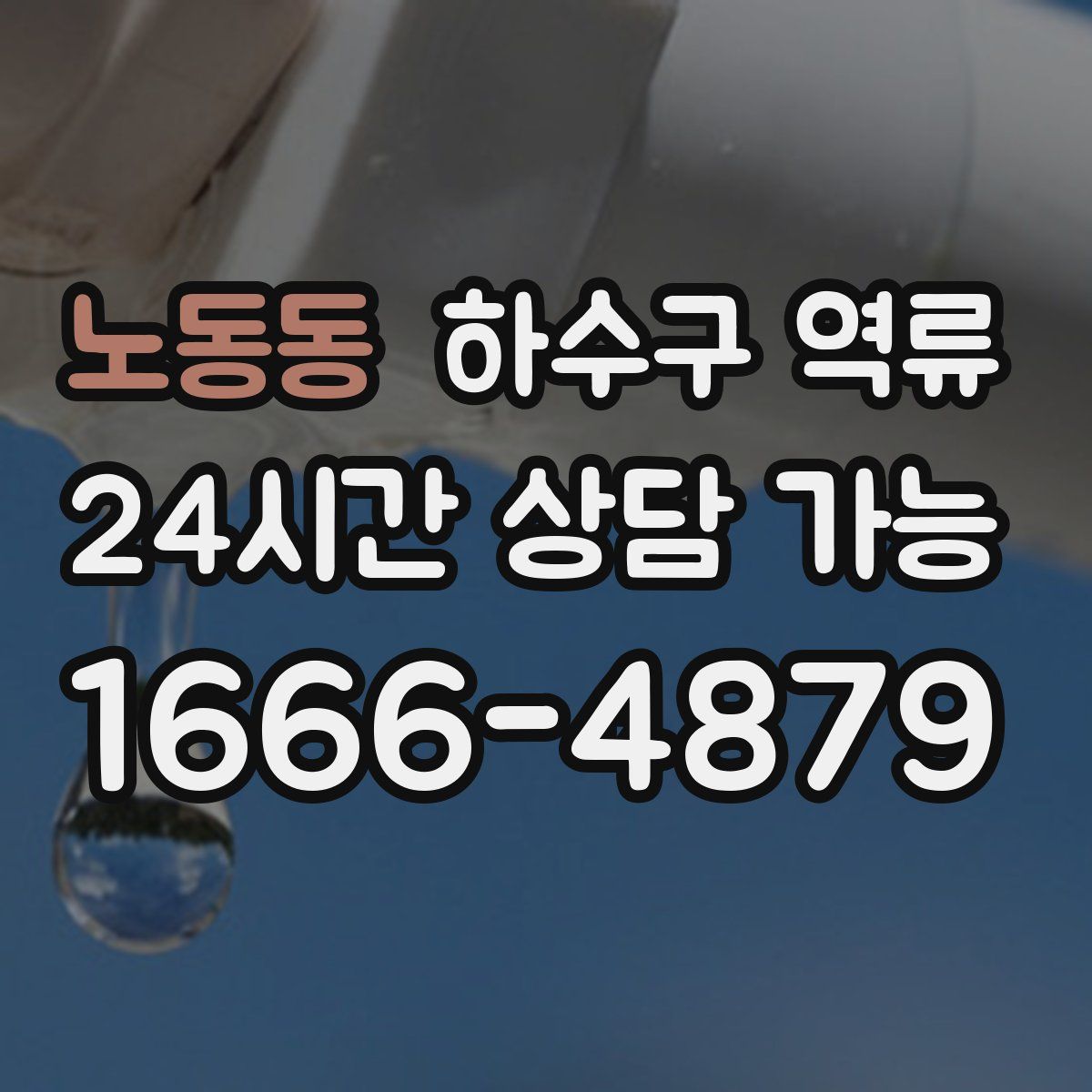 노동동 하수구 역류