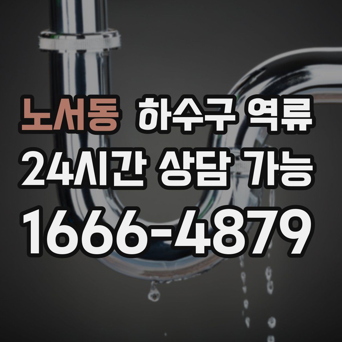 노서동 하수구 역류