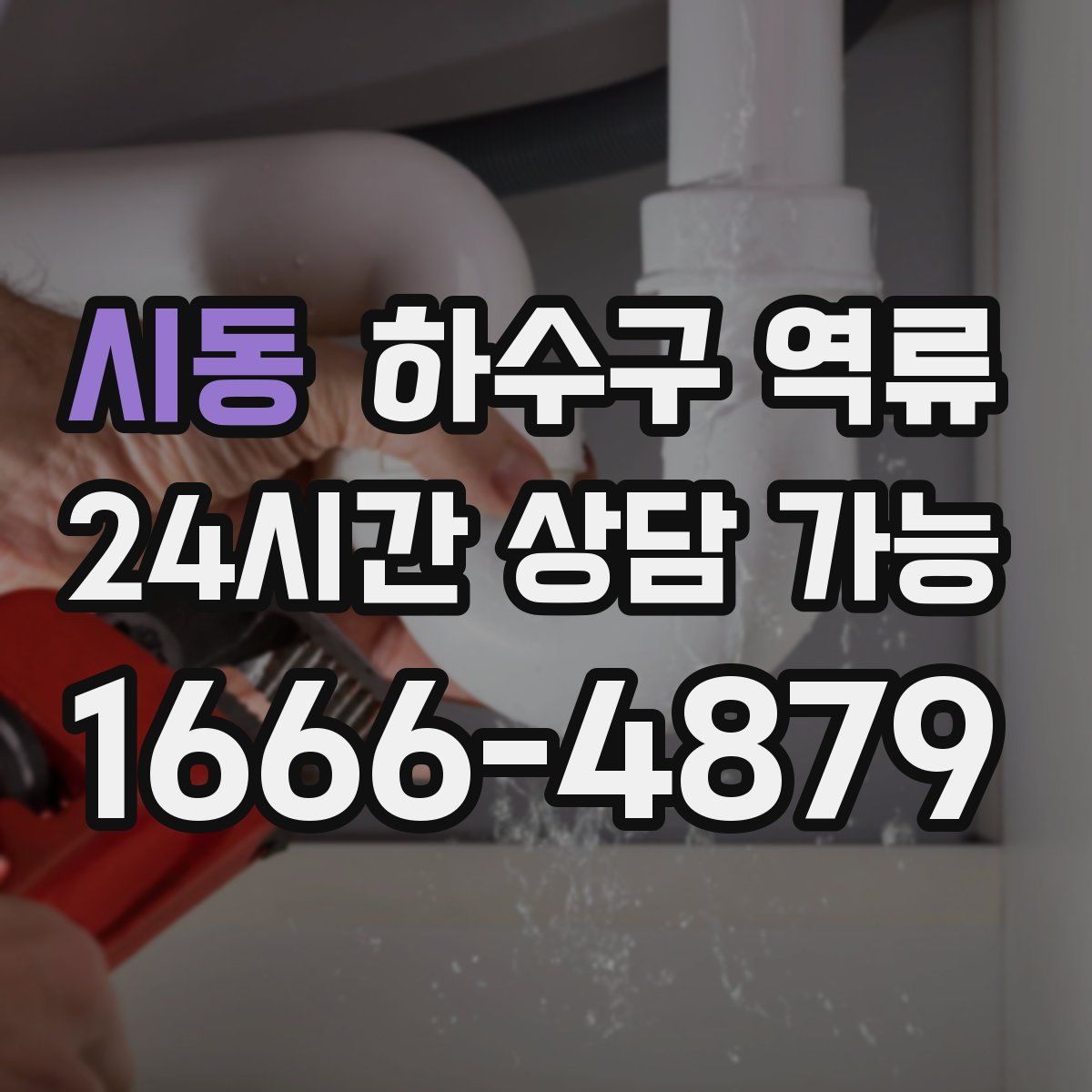 시동 하수구 역류