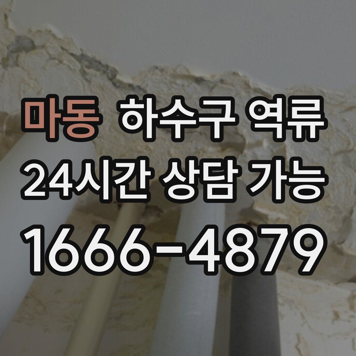 마동 하수구 역류