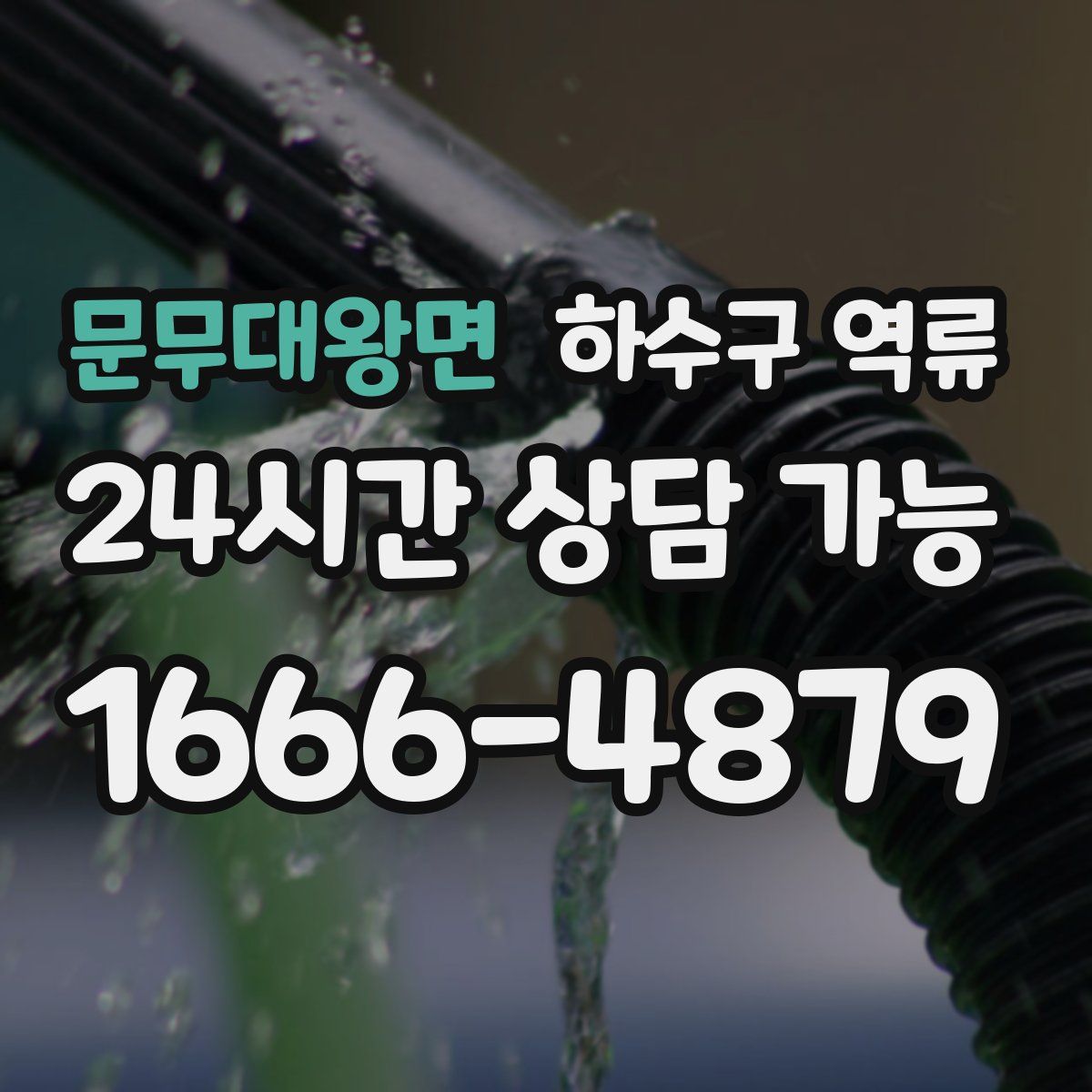 문무대왕면 하수구 역류