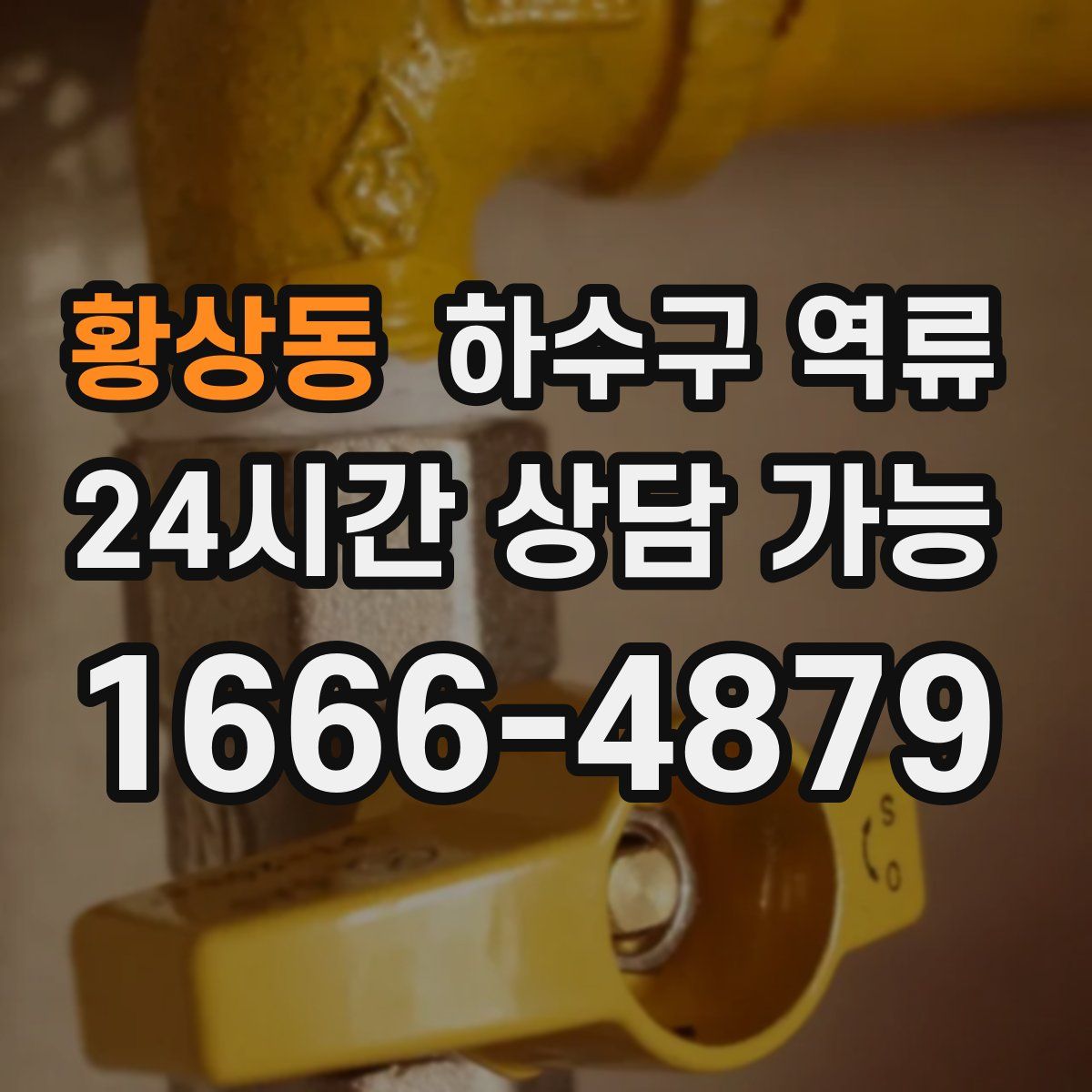 황상동 하수구 역류