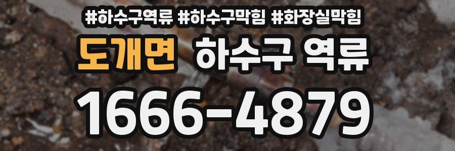 도개면 하수구 역류