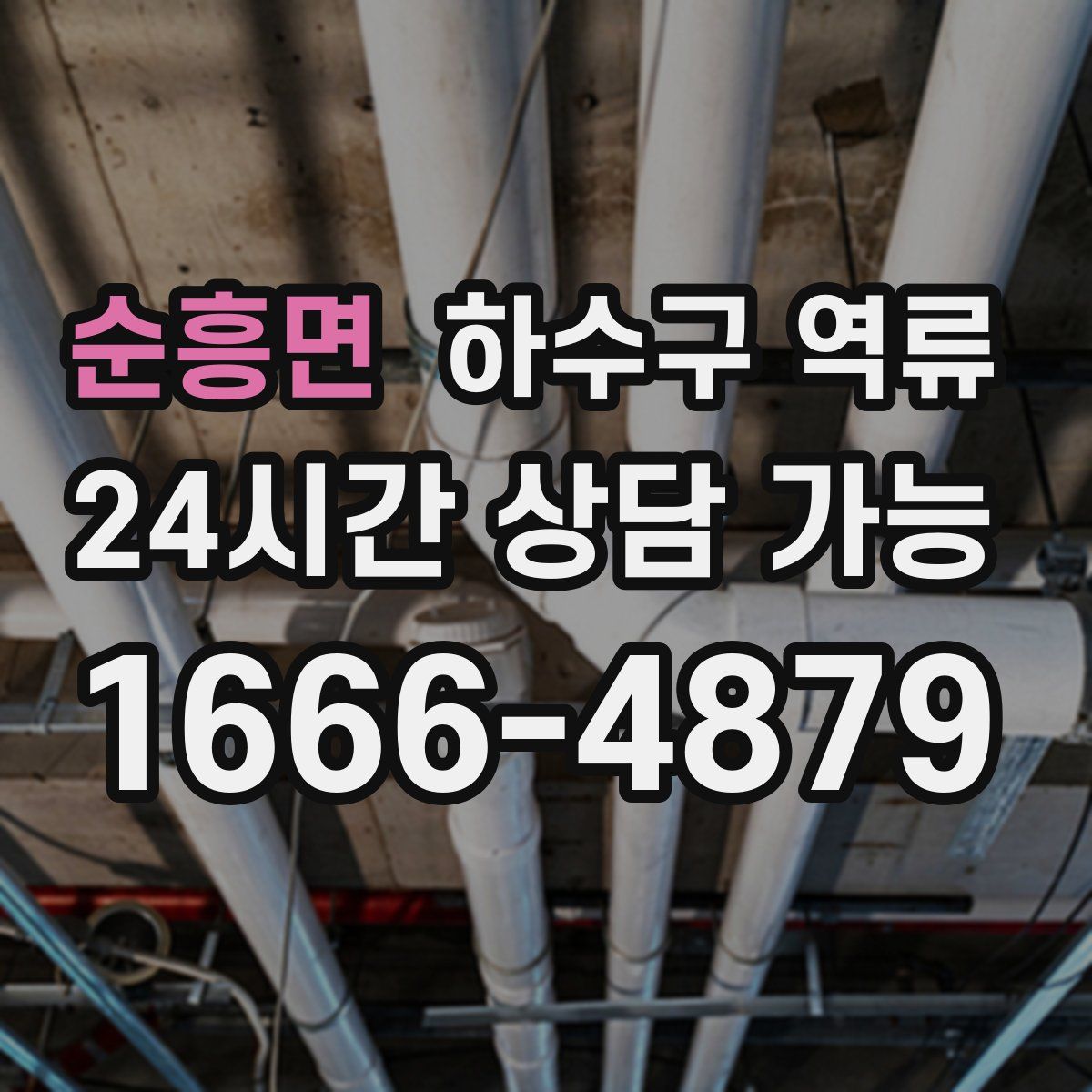 순흥면 하수구 역류