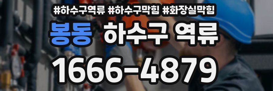 봉동 하수구 역류