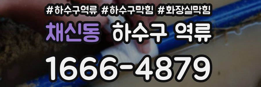 채신동 하수구 역류