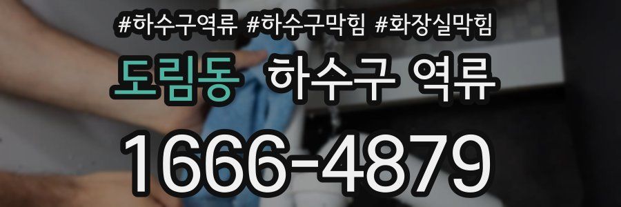 도림동 하수구 역류